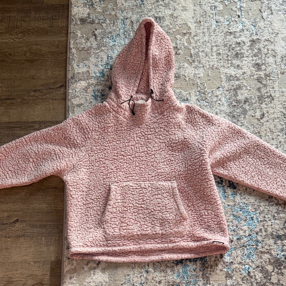 PINK Victoria's Secret Dusty Pink Sherpa Hoodie
